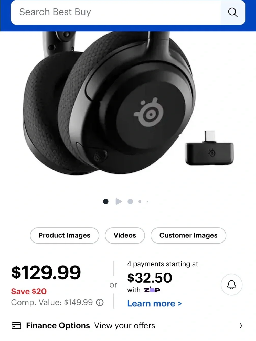 SteelSeries Wireless Gaming Headset - Black Arctis Nova 5 Wireless still in box